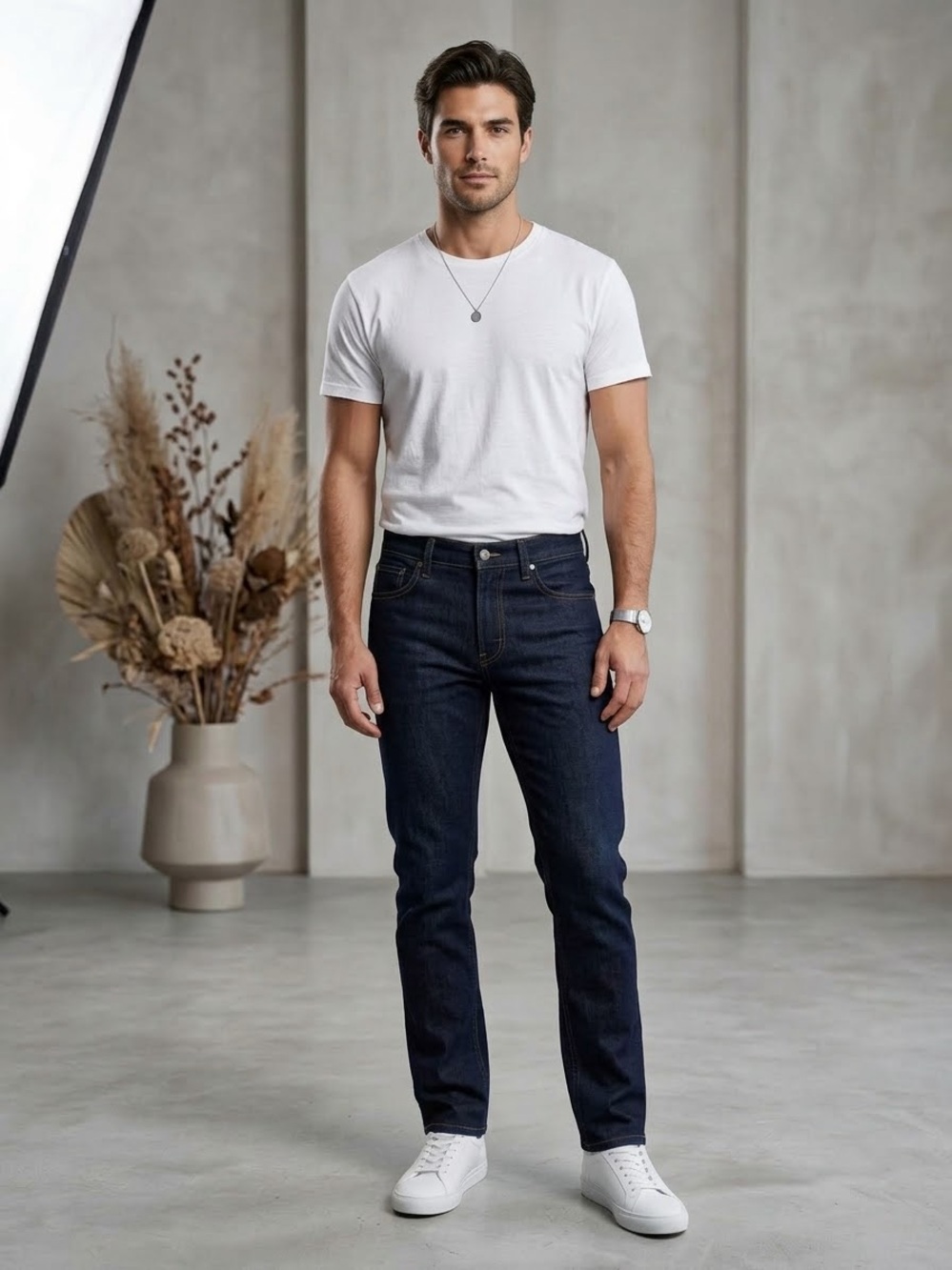 Joe's Jeans Men's Slim Straight Dark Indigo Denim